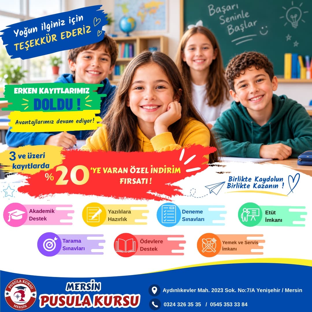 Birlikte kaydolun: 3 ve üzeri kayıtlarda %20’ye varan indirim